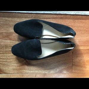 JCrew suede smoking slippers